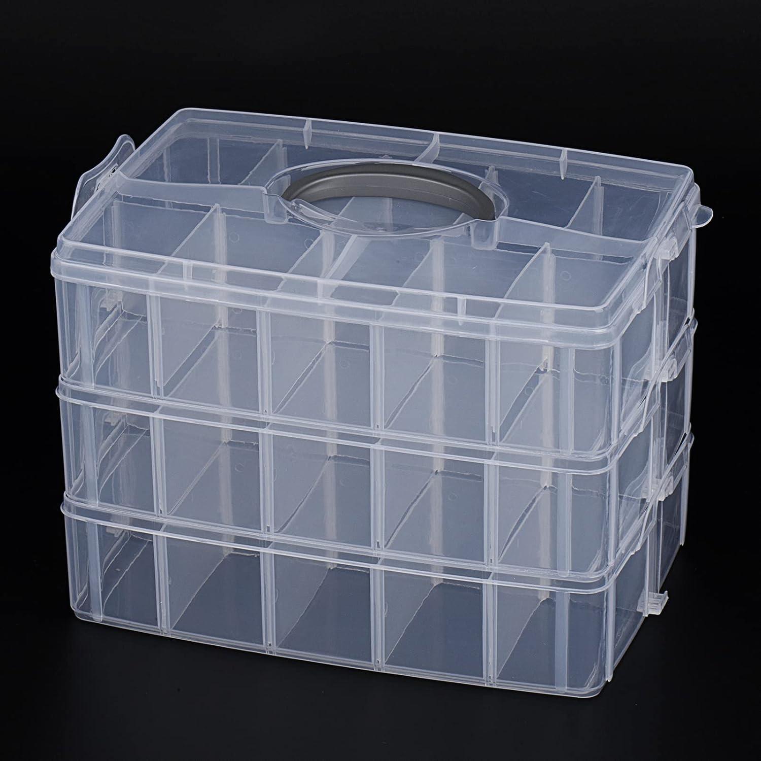 Organizador de Hilo Simthread para 60 Bobinas 3 Capas Transparente