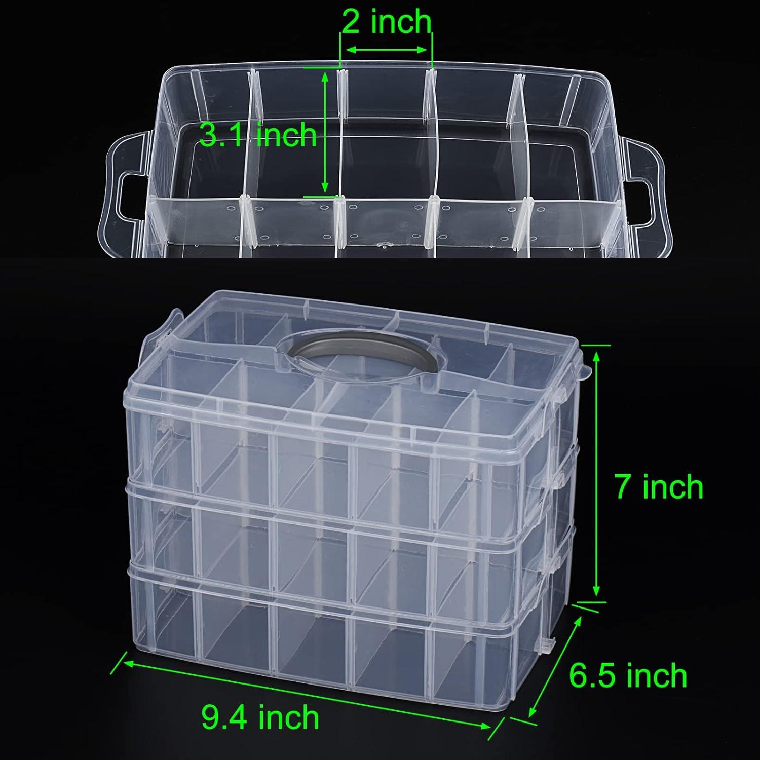 Organizador de Hilo Simthread para 60 Bobinas 3 Capas Transparente