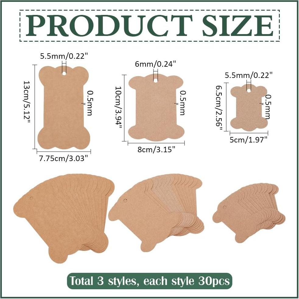 PH PandaHall 90PCS Carretes de Cinta Organizador Hilo 3 Estilos