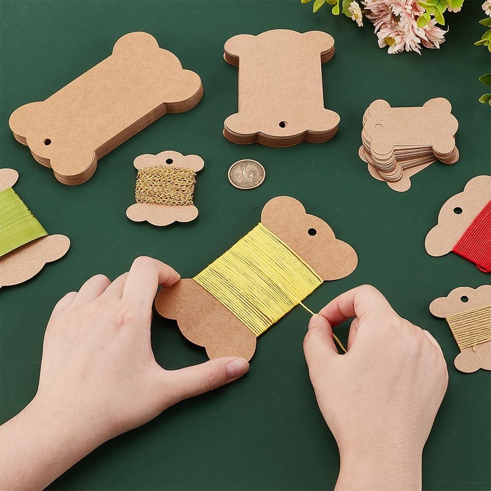 PH PandaHall 90PCS Carretes de Cinta Organizador Hilo 3 Estilos