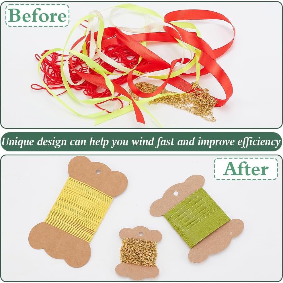 PH PandaHall 90PCS Carretes de Cinta Organizador Hilo 3 Estilos