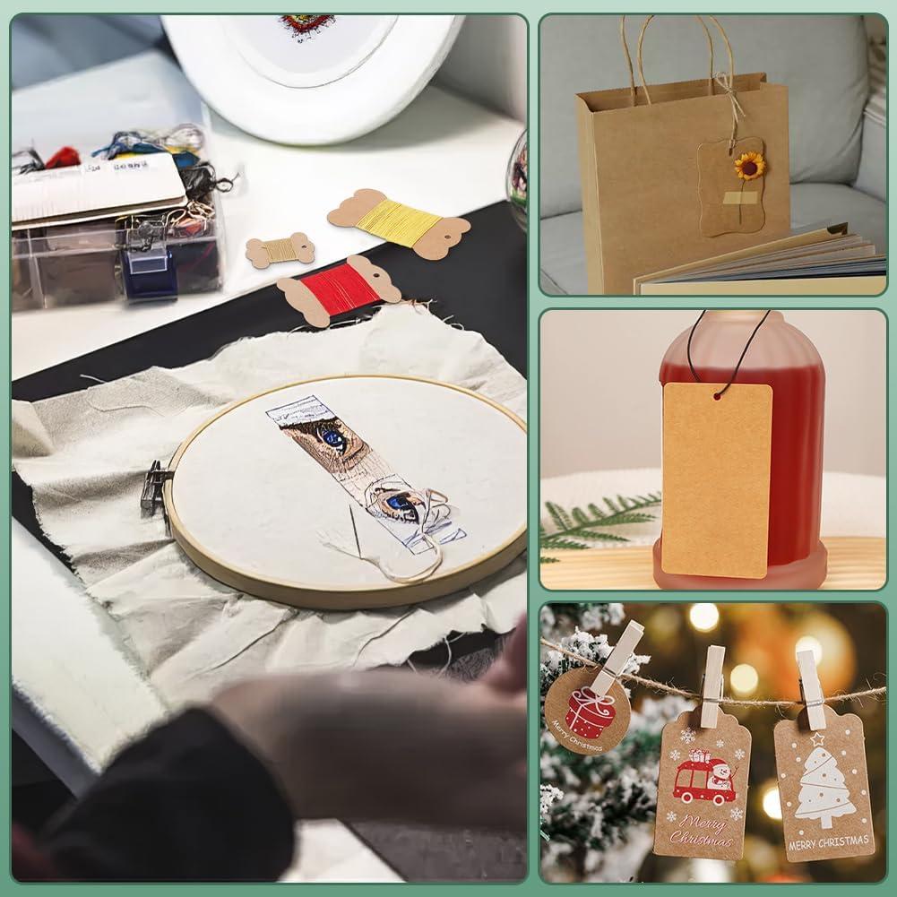 PH PandaHall 90PCS Carretes de Cinta Organizador Hilo 3 Estilos