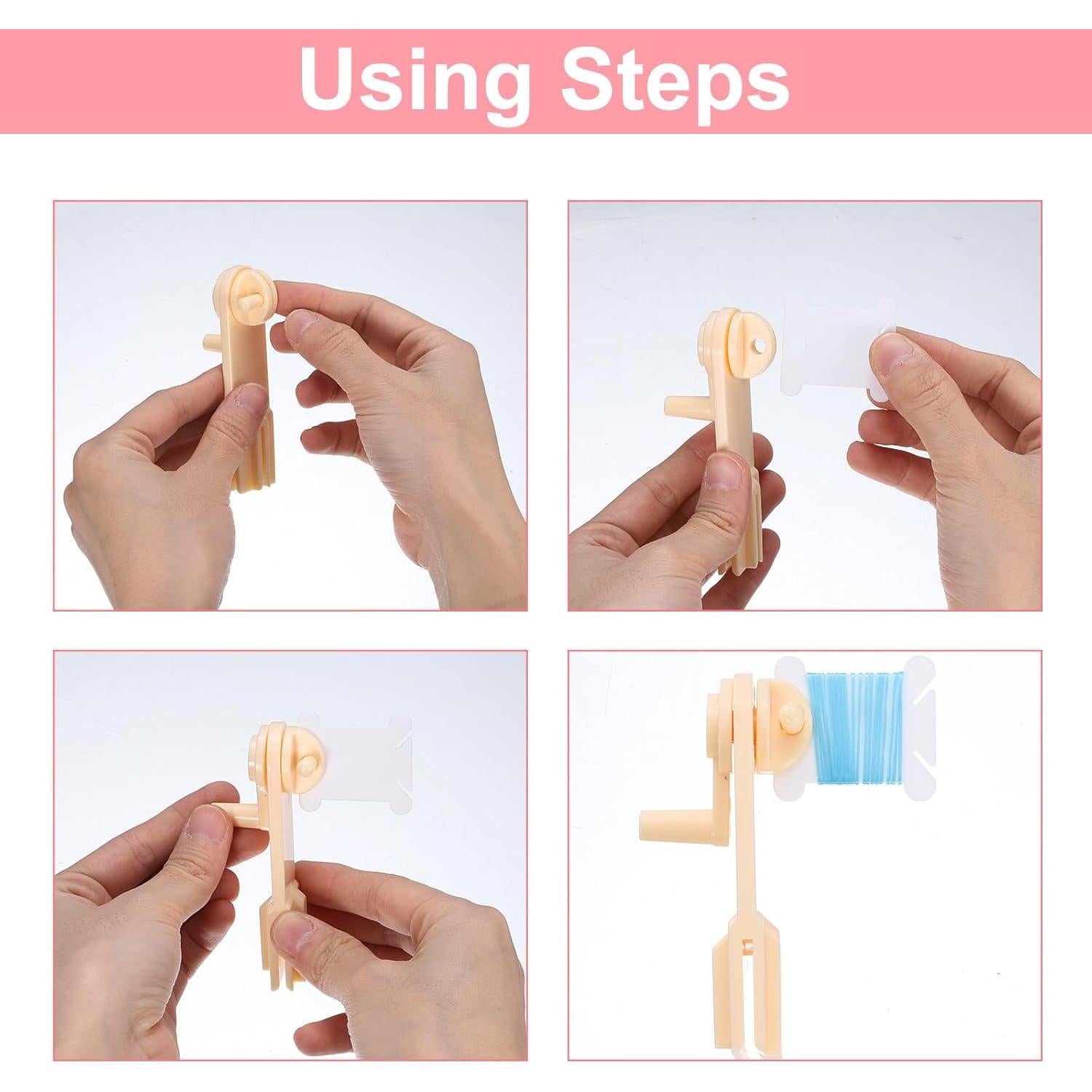 Bobinas de Hilo de Bordado HARFINGTON 100 Pcs Azul