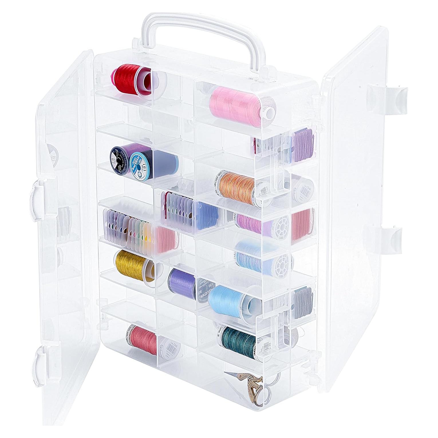 Caja de Almacenamiento Doble Cara New brothread 48 Compartimentos