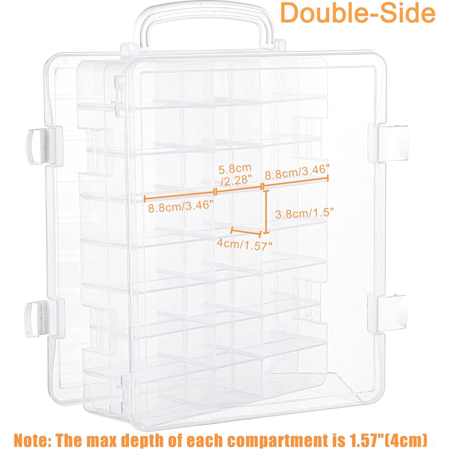 Caja de Almacenamiento Doble Cara New brothread 48 Compartimentos