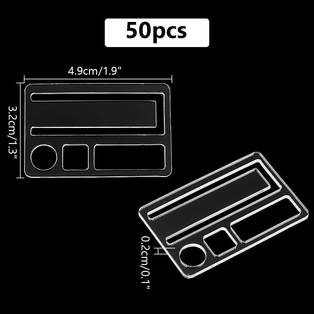 Bobinas de Hilo de Bordado PH PandaHall 50pcs 3.2x4.9cm