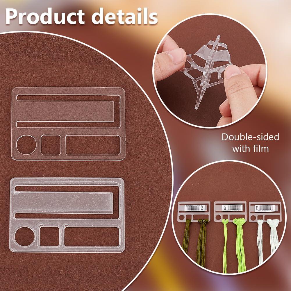 Bobinas de Hilo de Bordado PH PandaHall 50pcs 3.2x4.9cm