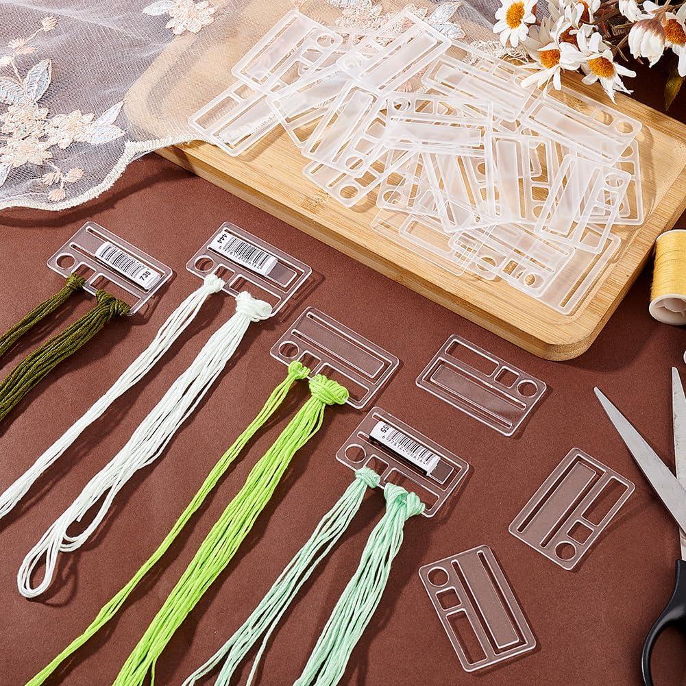 Bobinas de Hilo de Bordado PH PandaHall 50pcs 3.2x4.9cm