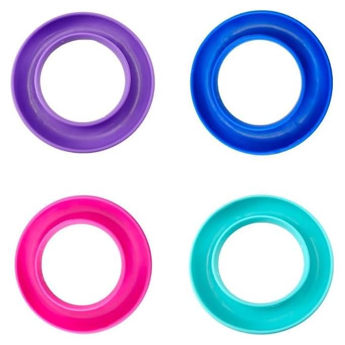 Juego de 4 Soportes de Bobinas de Goma - Organizador de Hilo