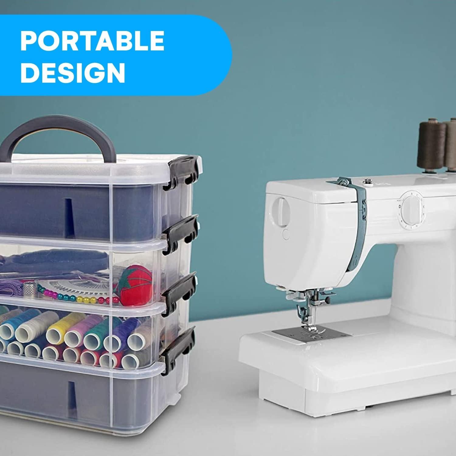 Contenedor de Almacenamiento Apilable Bins & Things - Gris