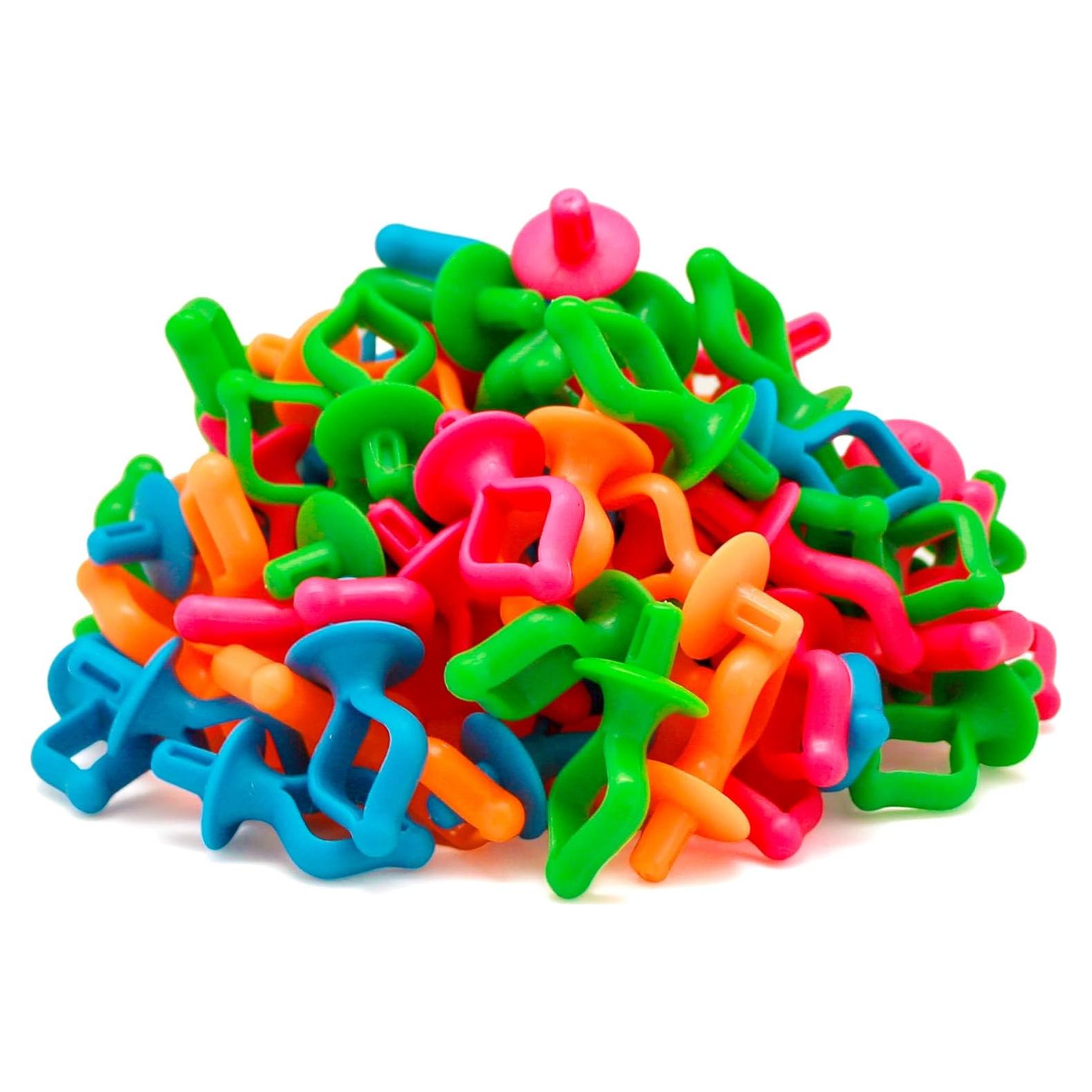 Soporte para Bobinas FQTANJU 100 Piezas Silicona 4 Colores