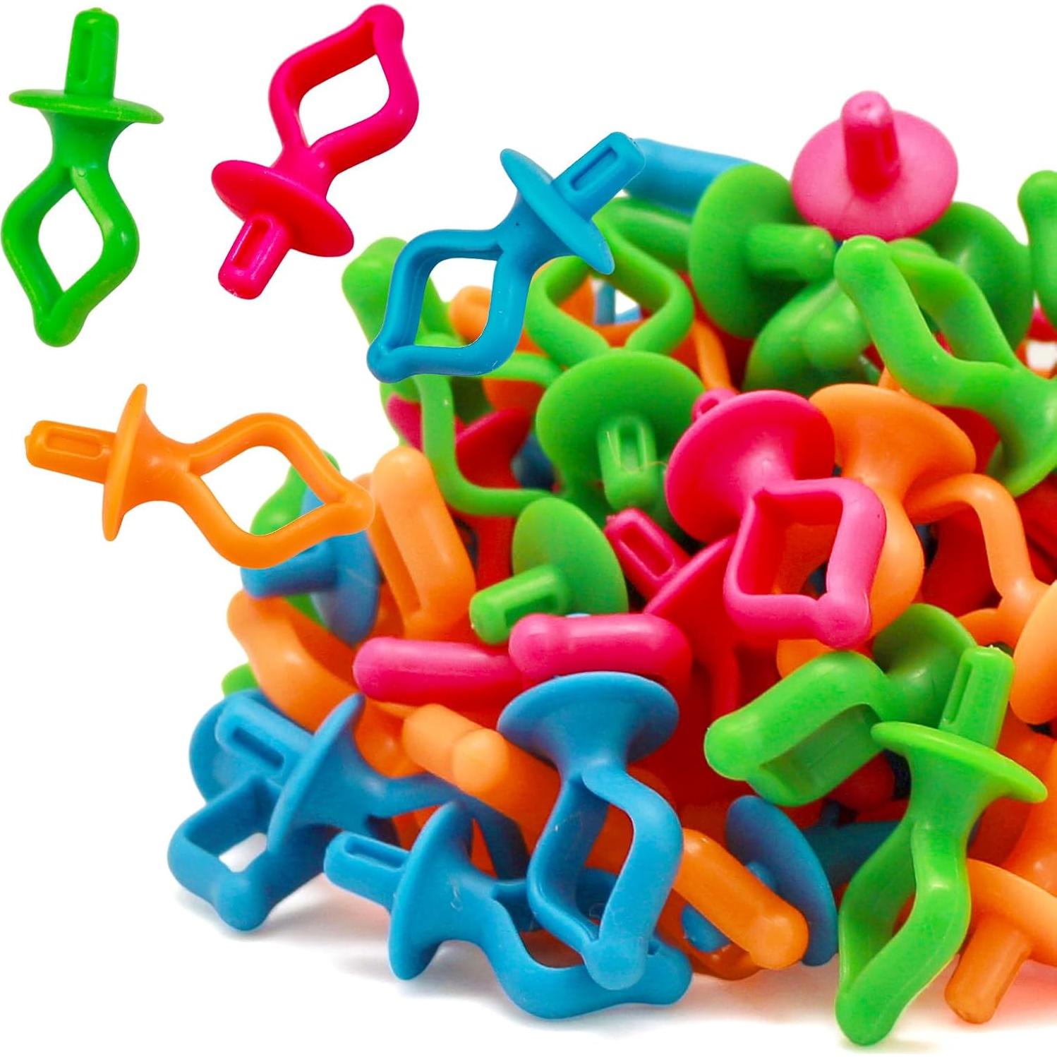 Soporte para Bobinas FQTANJU 100 Piezas Silicona 4 Colores