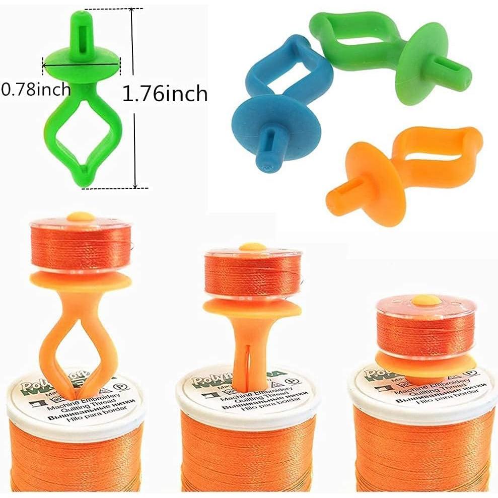 Soporte para Bobinas FQTANJU 100 Piezas Silicona 4 Colores