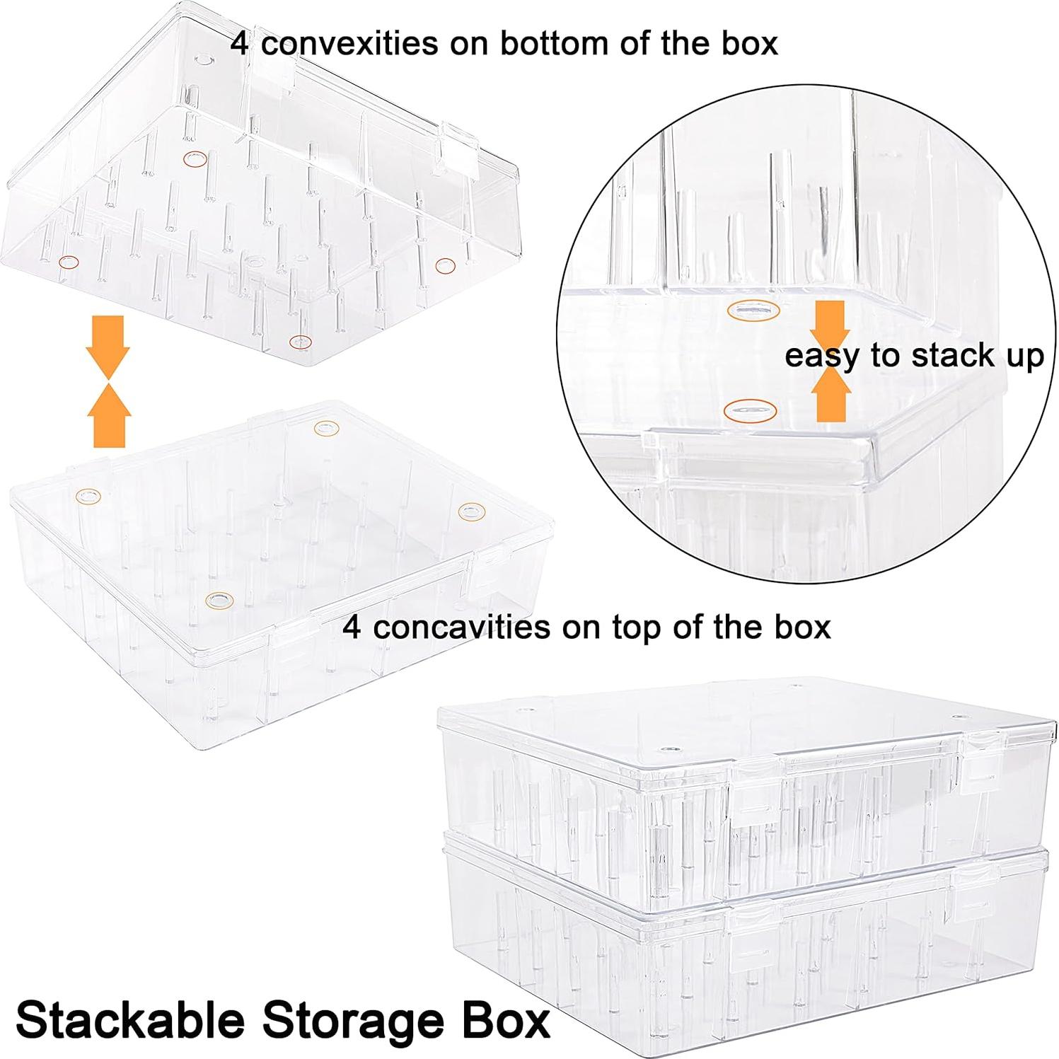 Cajas de Almacenamiento Transparentes Nuevo brothread para 60 Bobinas