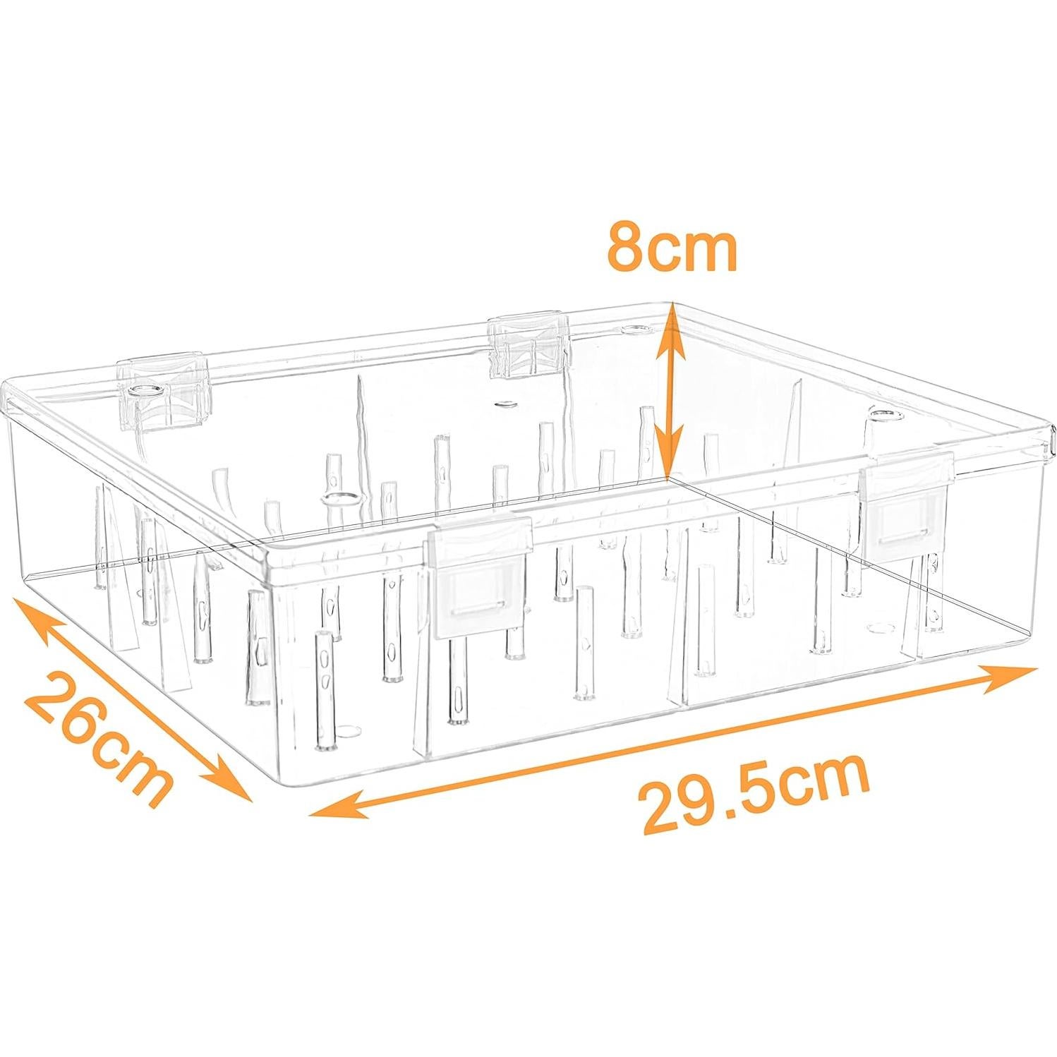Cajas de Almacenamiento Transparentes Nuevo brothread para 60 Bobinas