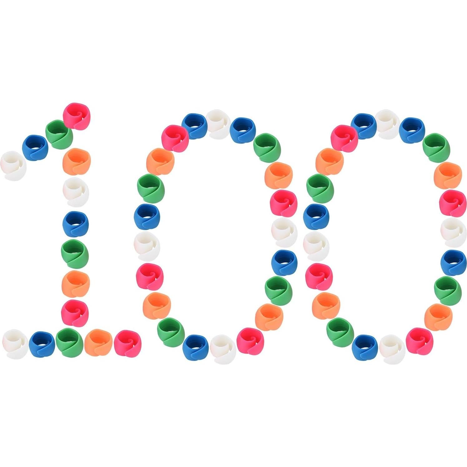 Simthread 100pcs Sujetadores de Bobinas de Hilo Mejorados