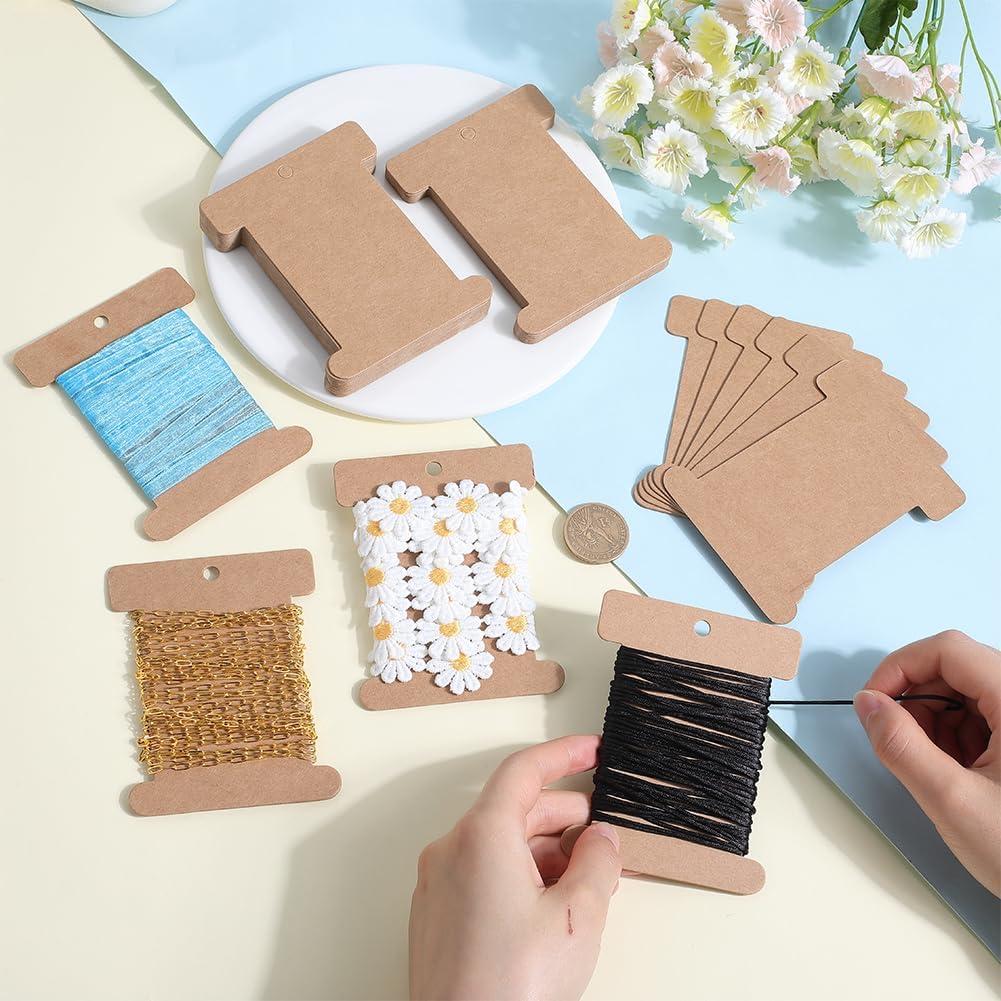 Bobinas de Cartón SUNNYCLUE 50 Pcs para Manualidades DIY