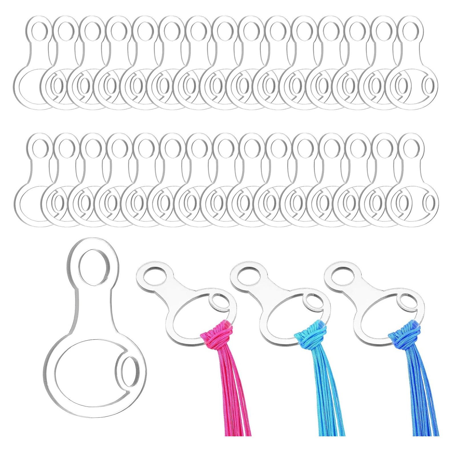 Bobinas de Hilo Acrílicas Transparentes FdcLixuvol 30PCS