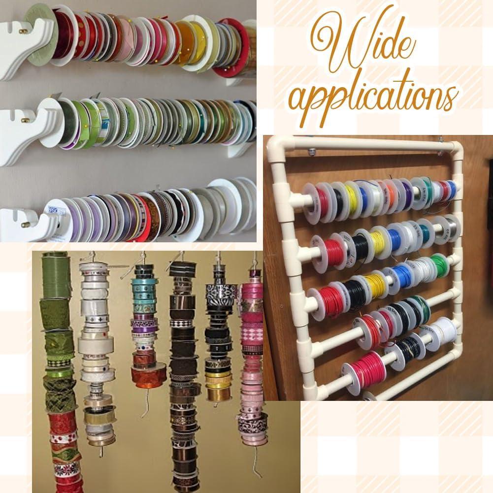 Bobinas de Plástico Vacías SUNNYCLUE 15Pcs 6.9cm para Manualidades