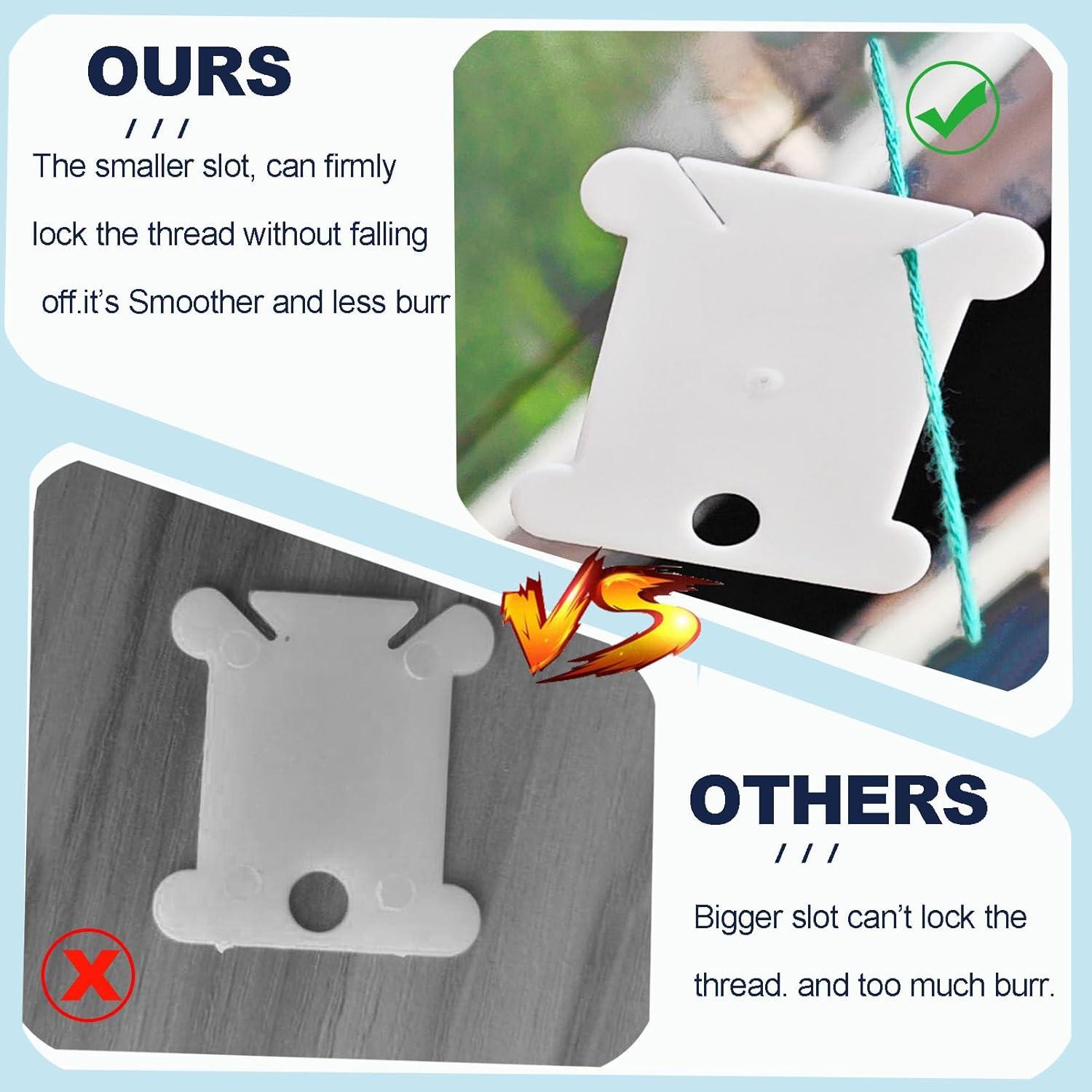 Bobinas de Plástico Fokanlo 700 Piezas para Hilo Bordado