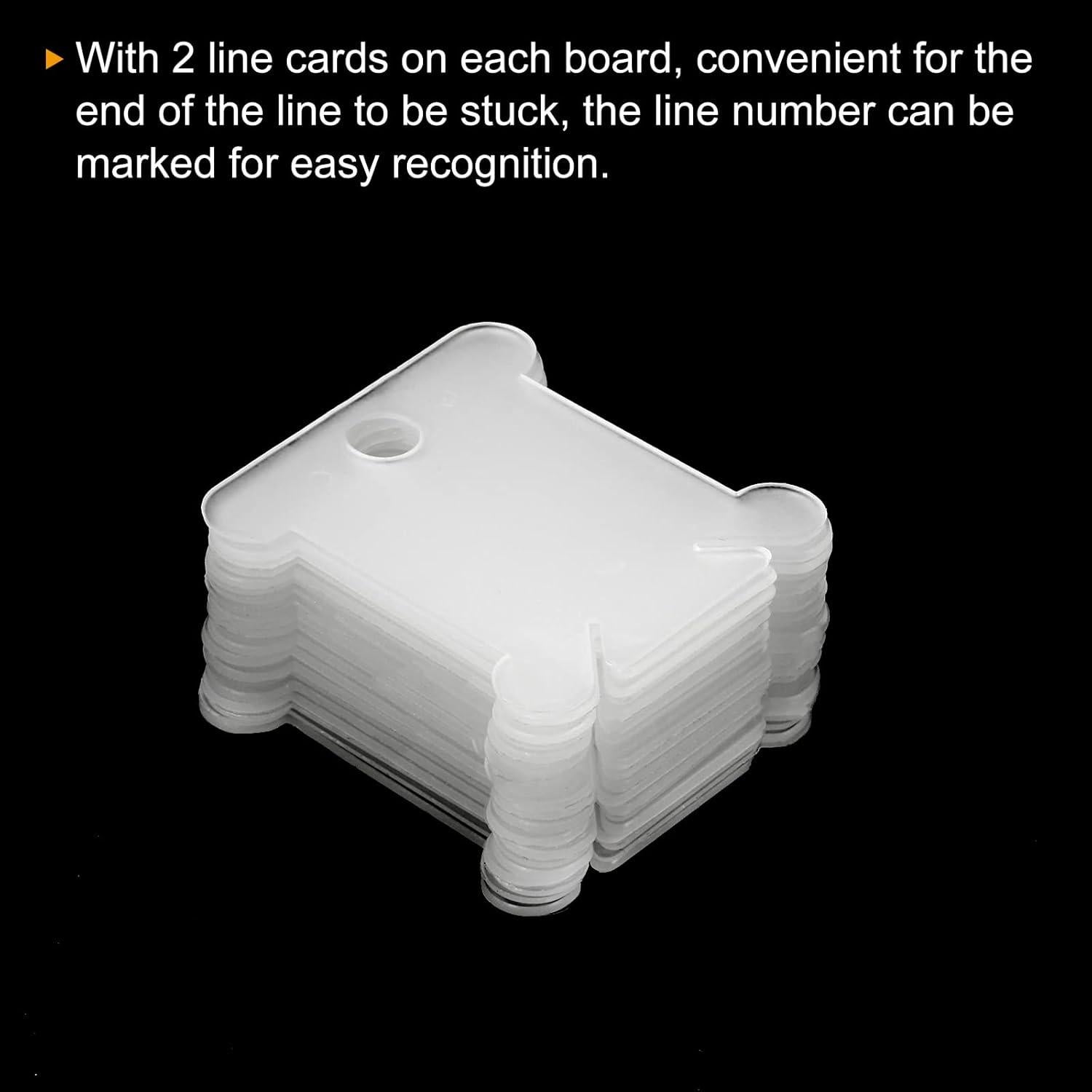 Bobina de Hilo de Plástico PATIKIL - 100 Tarjetas Organizador