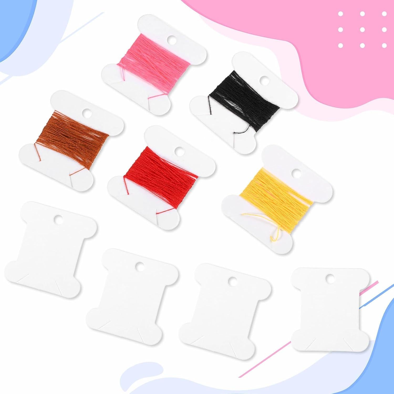 200 Bobinas de Hilo de Bordado FdcLixuvol Cartón Ecológico