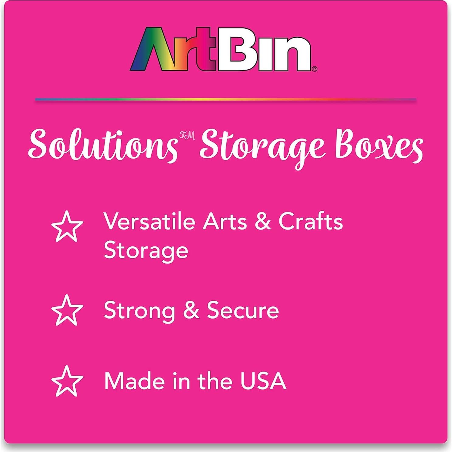 Caja de Soluciones Mediana ArtBin 4006AB con Divisores 27.31x18.73cm