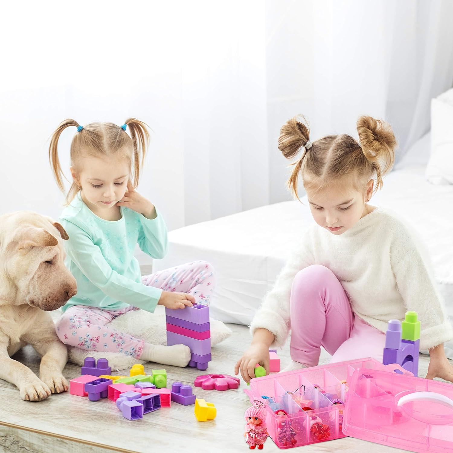 Caja Organizadora Apilable SGHUO Rosa 3 Niveles 30 Compartimentos