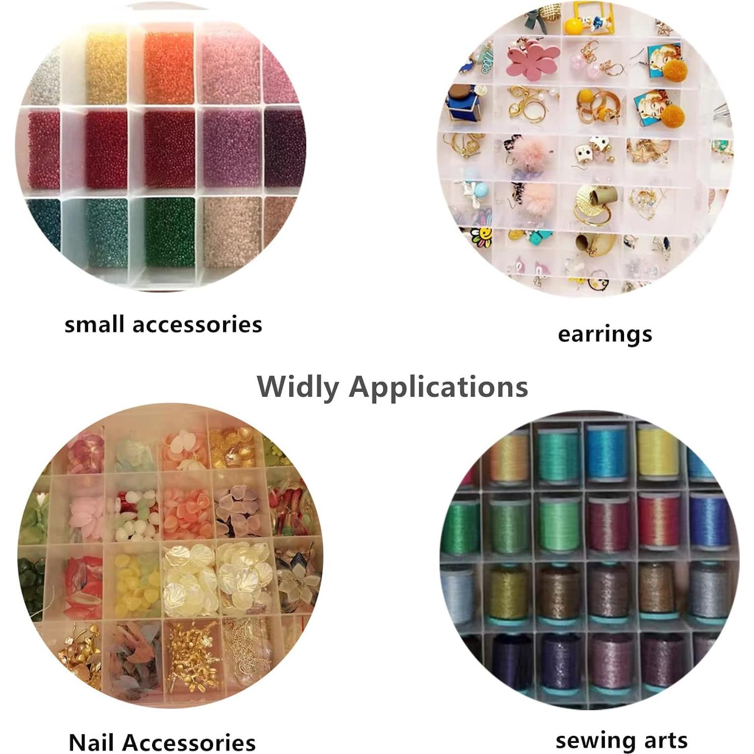 Caja Organizadora de Plástico Feadily 36 Rejillas 37.8x23.4cm