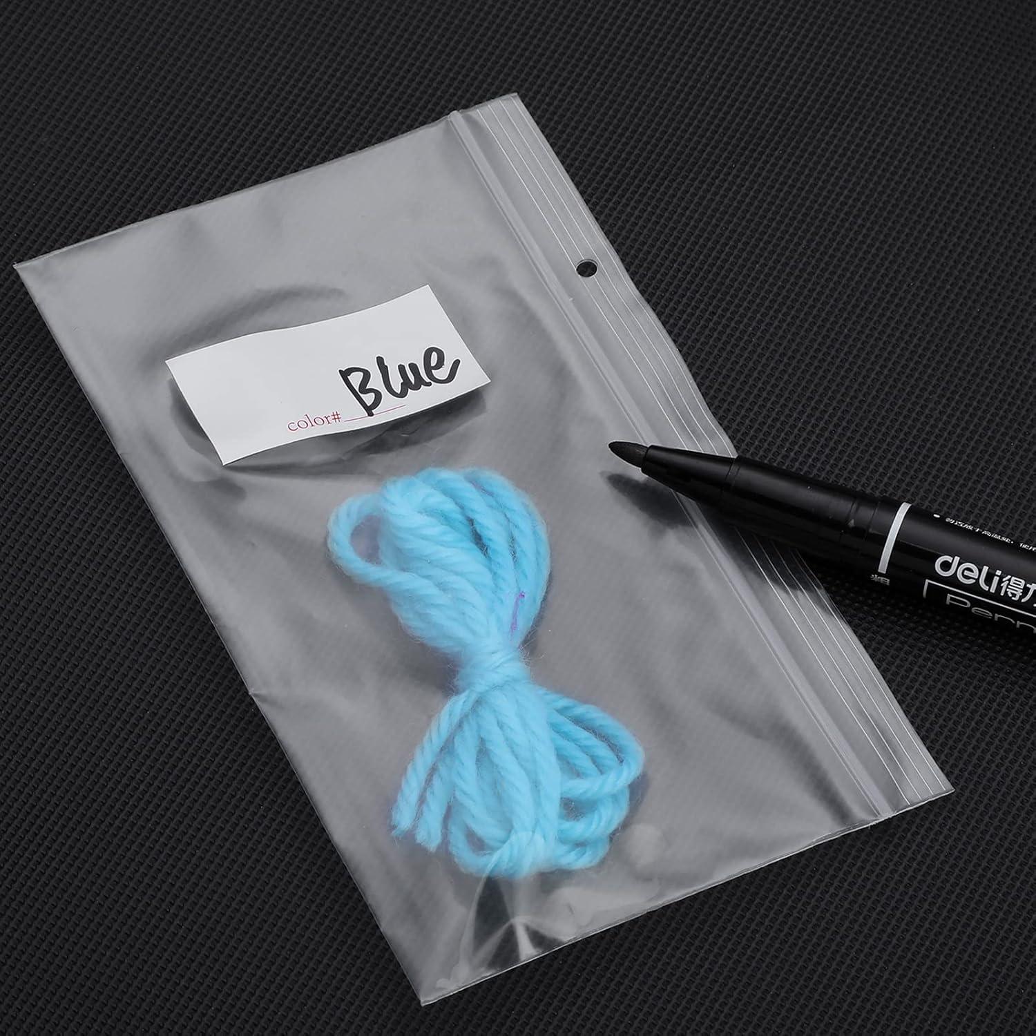 Bolsas Organizadoras de Hilo Geyee 200 Pcs con Anillos 5.08 cm