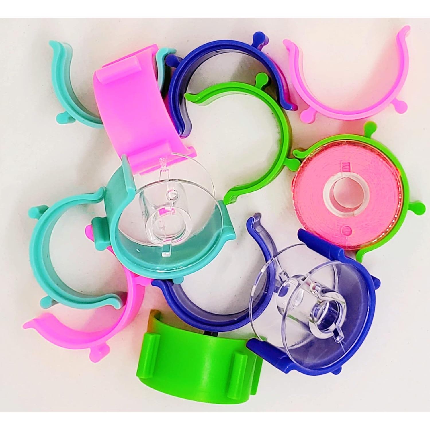 Juego de 62 Sujetadores de Bobinas PeavyTailor - Clips Organizador de Hilo