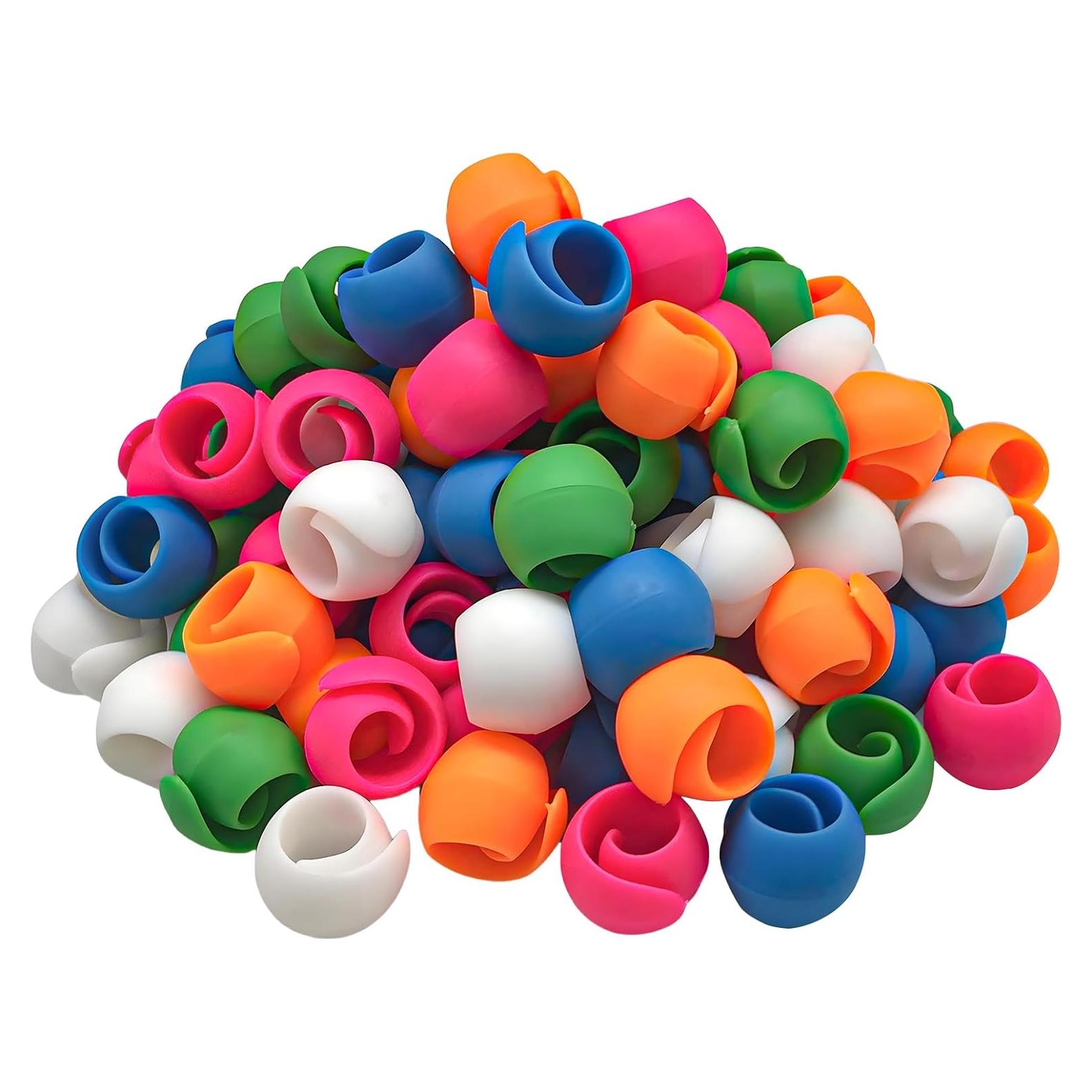 100 Soportes de Hilo Silicona Fbshicung - Organizador de Bobinas