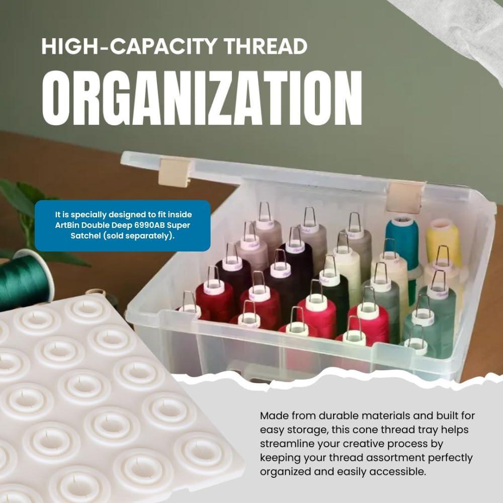 Bandeja de Hilo Cono ArtBin 6901AB - Organizador Blanco