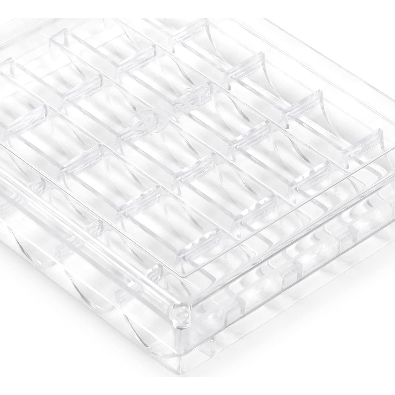Caja de Bobinas Dritz 507 para 25 Bobinas - Plástico Transparente