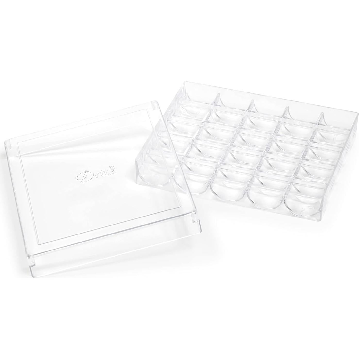 Caja de Bobinas Dritz 507 para 25 Bobinas - Plástico Transparente