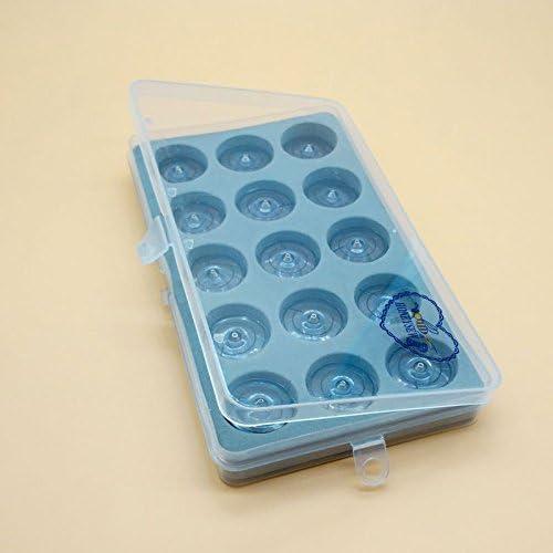 Bobinas Plásticas HONEYSEW 15 Piezas para Singer 2010, 4613, 4617