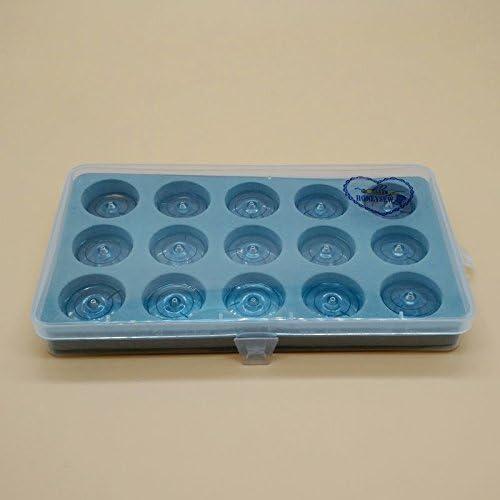 Bobinas Plásticas HONEYSEW 15 Piezas para Singer 2010, 4613, 4617