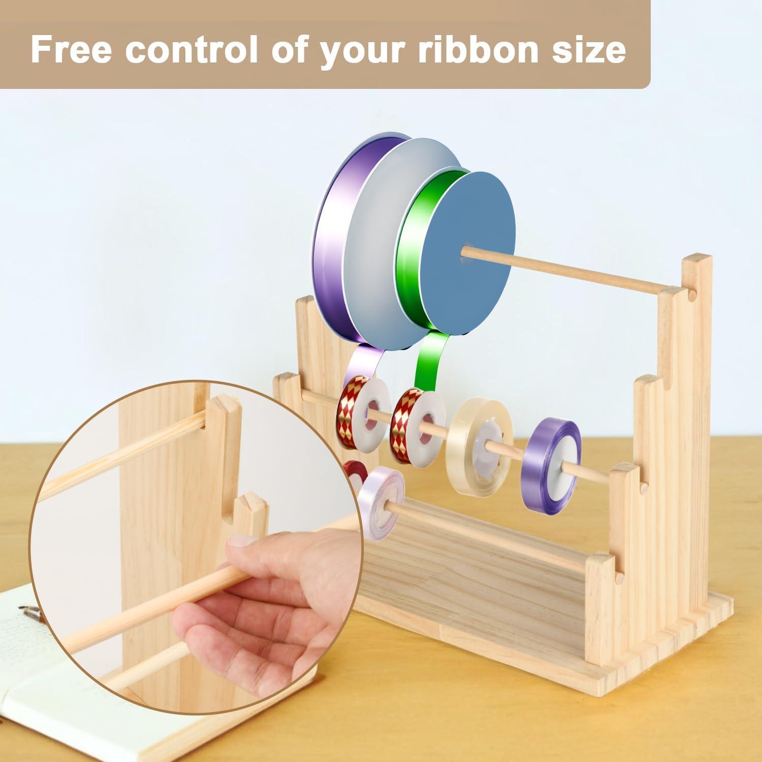 Estante Organizador de Cinta de Madera Homakover 4 Niveles