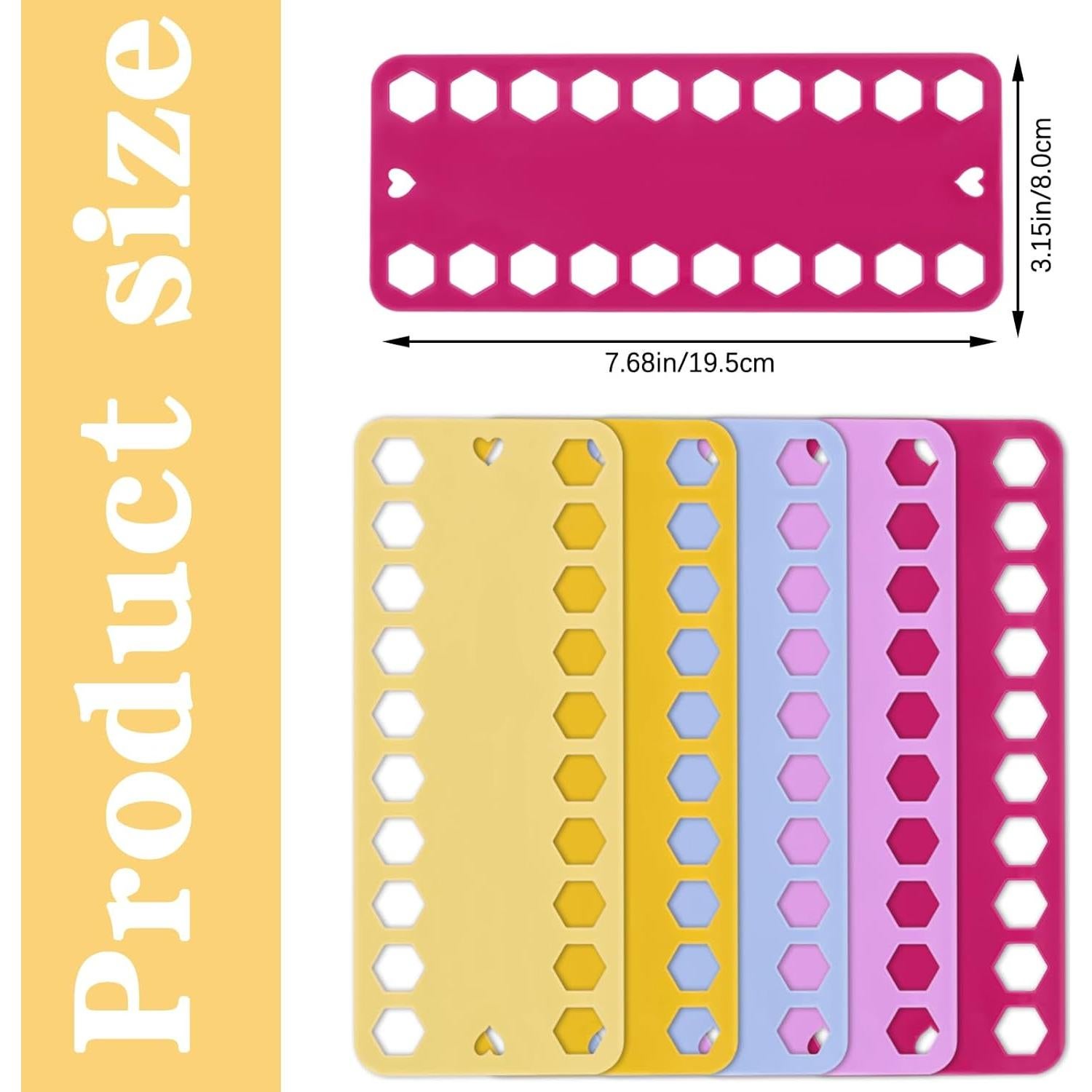Organizador de Hilo de Bordado LOKUNN con 5 Bobinas y 196 Etiquetas