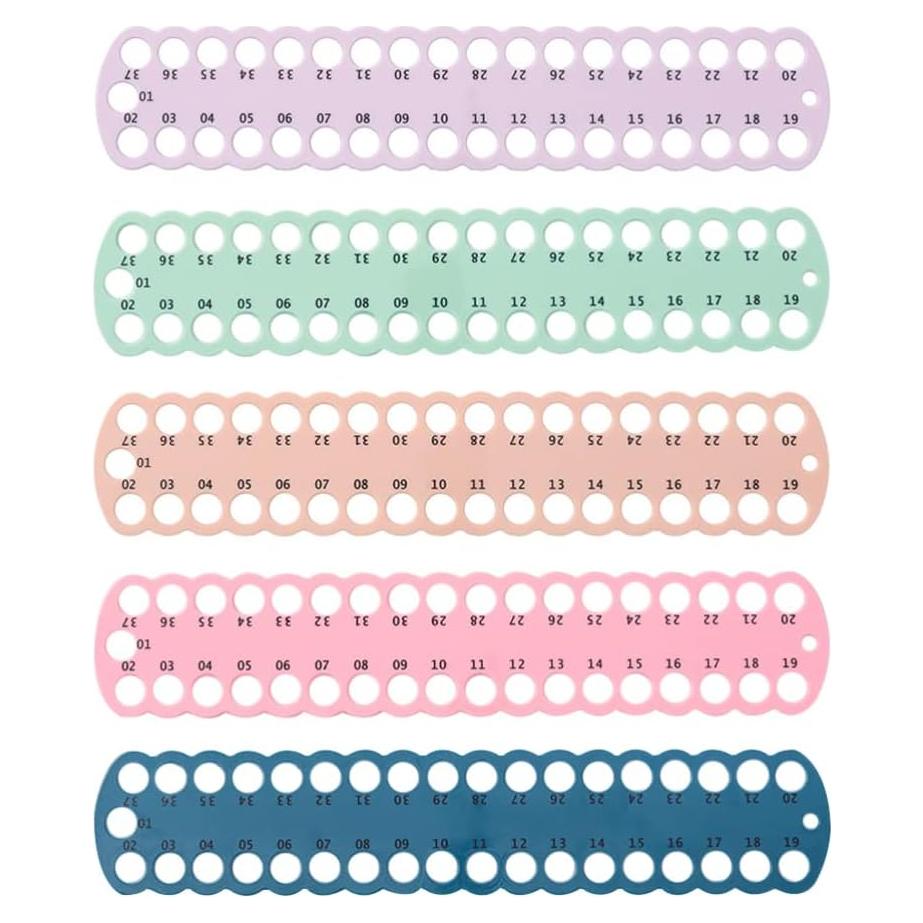 Organizador de Hilo de Bordado COHEALI 5 Piezas Plástico 37 Agujeros