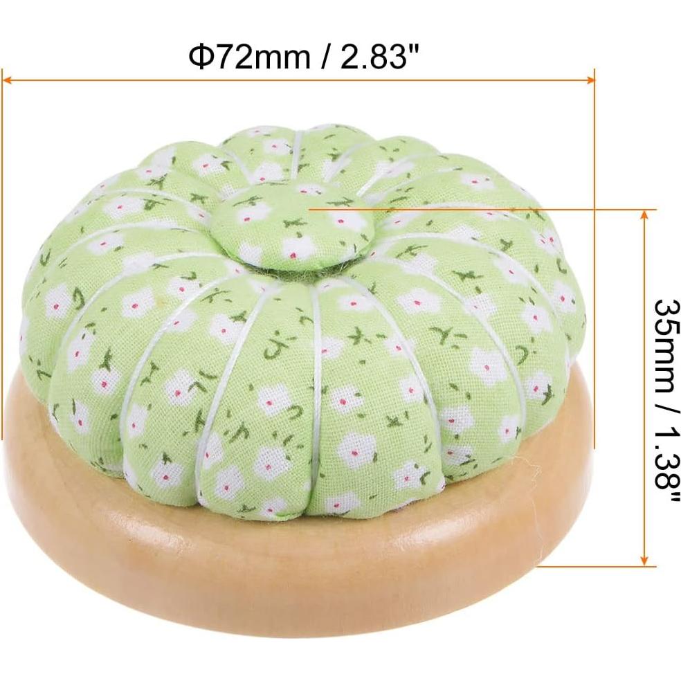 Cojín de Aguja Magnético HARFINGTON con Base de Madera 72mm