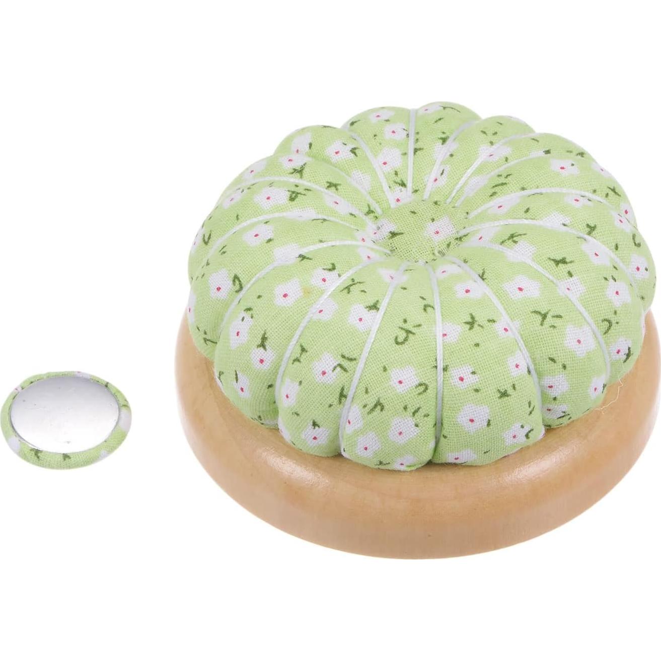 Cojín de Aguja Magnético HARFINGTON con Base de Madera 72mm