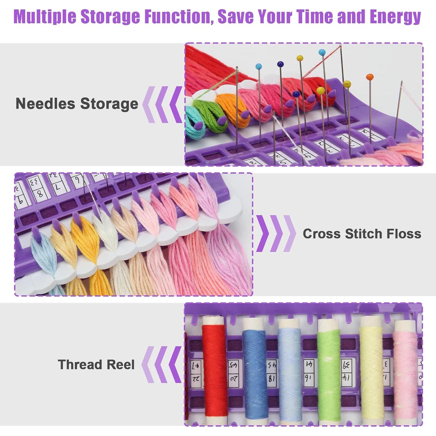 Organizador de Hilos de Bordado Boyistar 30/50 Posiciones