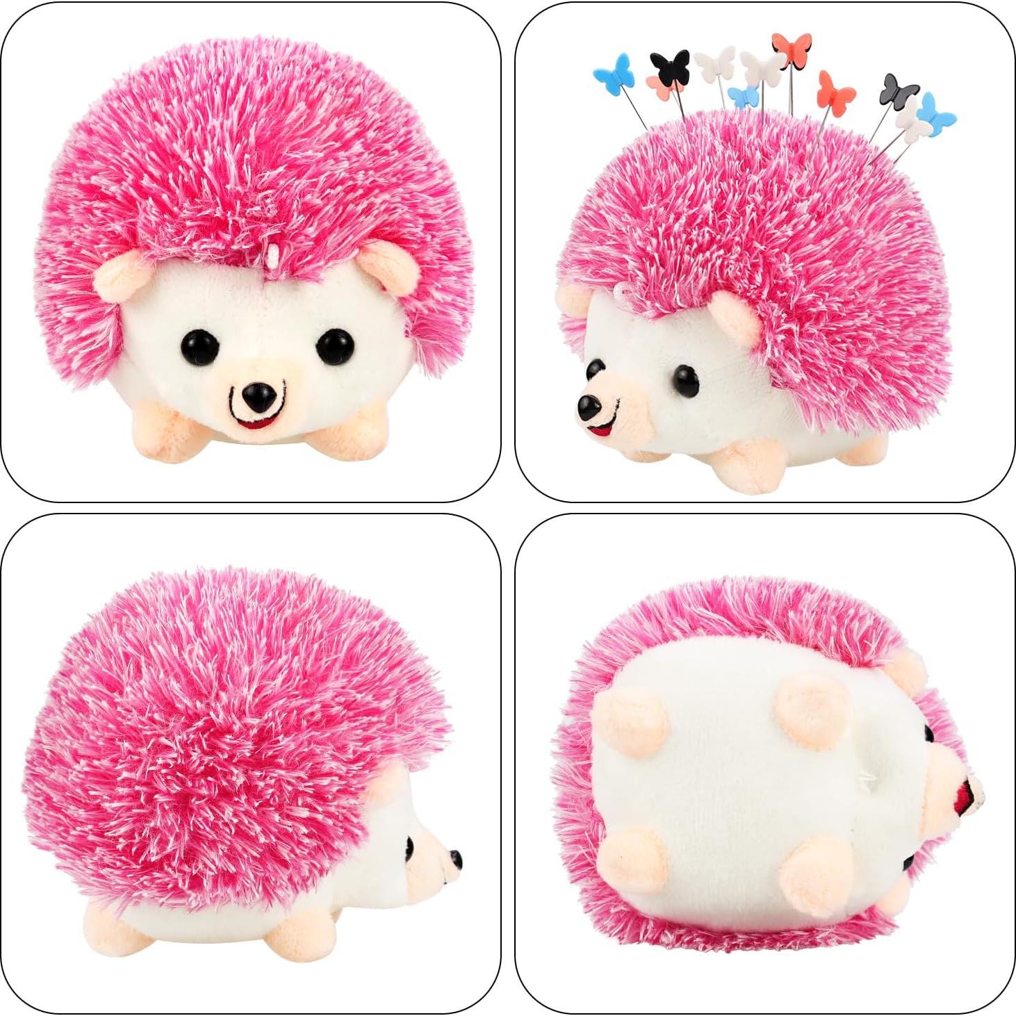 Kit de Costura Tenalleys con Almohadilla Erizo Rosa y 100 Alfileres