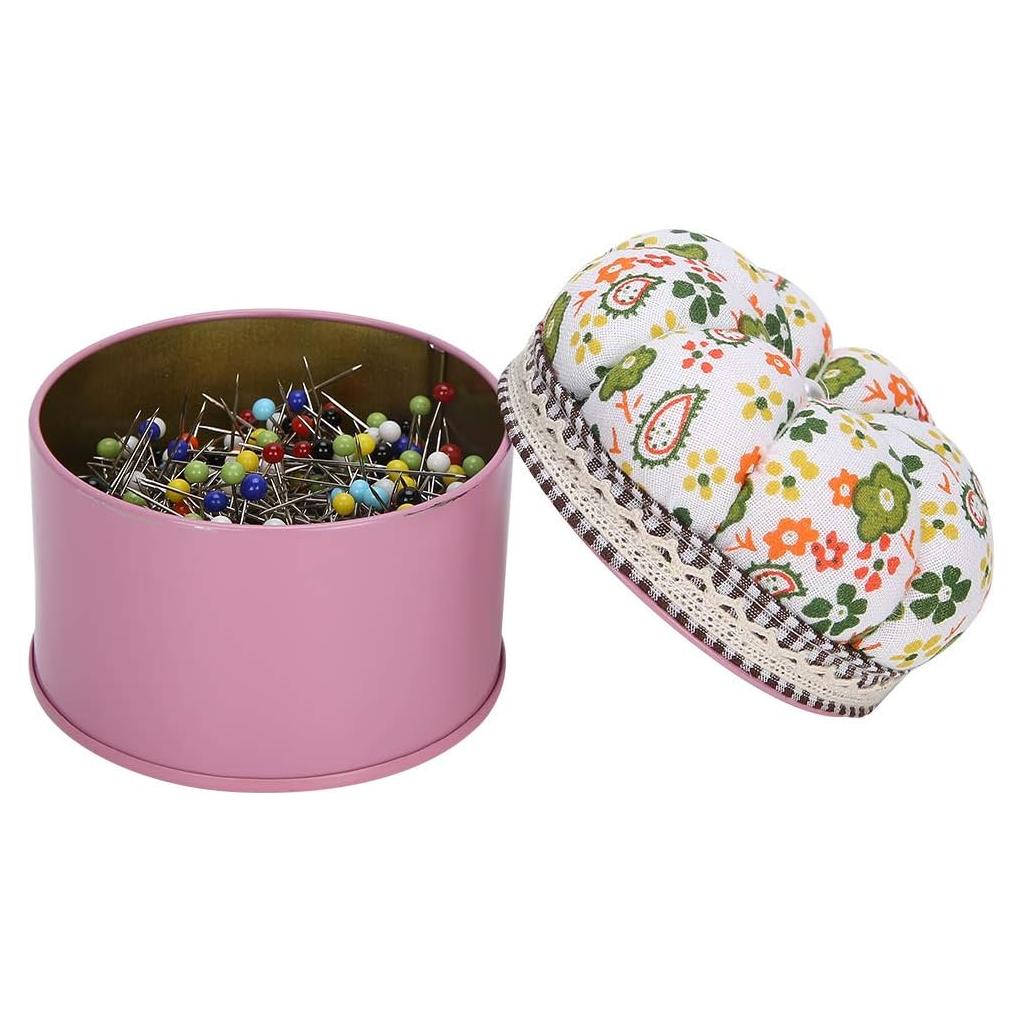 Alfileres de Costura de Vidrio TOPINCN - 500 Piezas con Caja