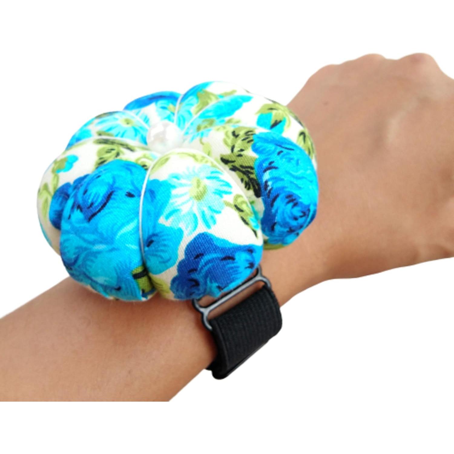 Almohadilla de Agujas CUSHYSTORE Floral Ajustable para Muñeca
