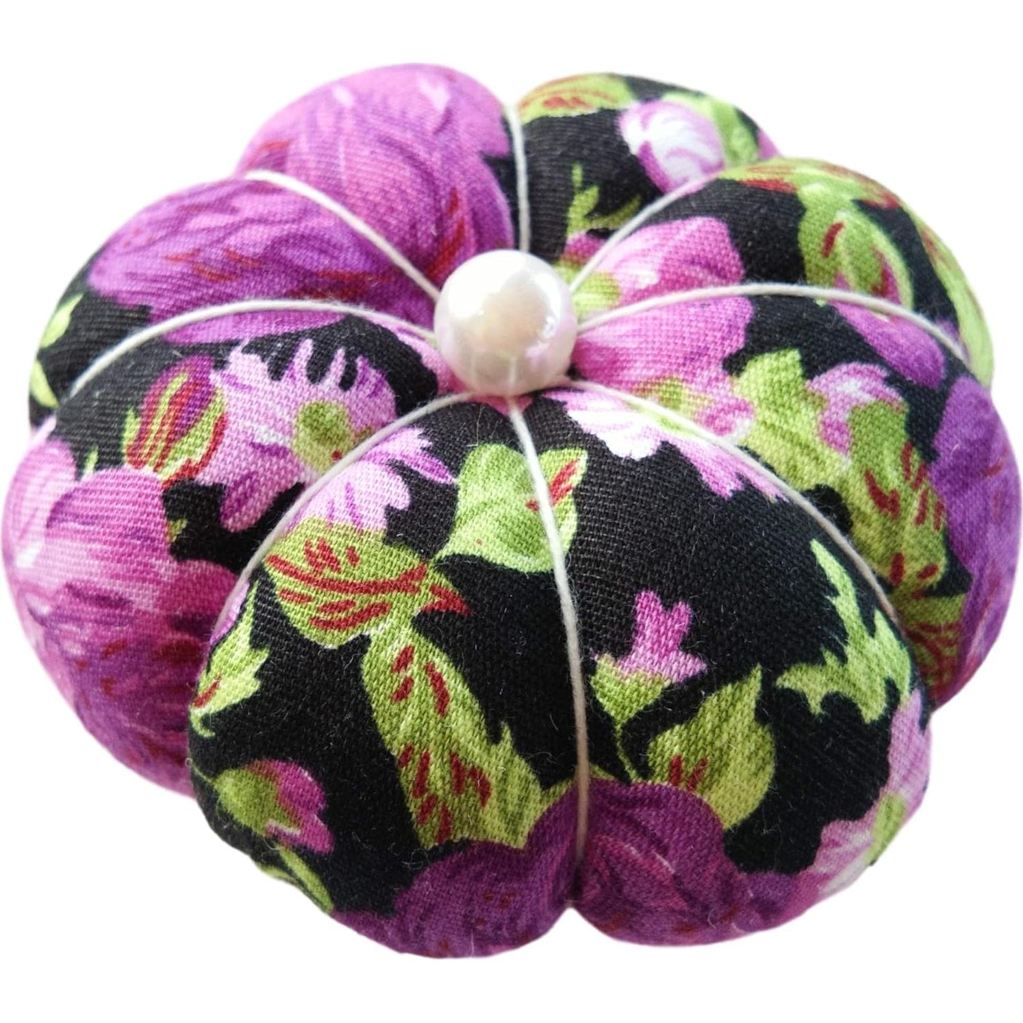 Almohadilla de Agujas CUSHYSTORE Floral Ajustable para Muñeca 8.26cm