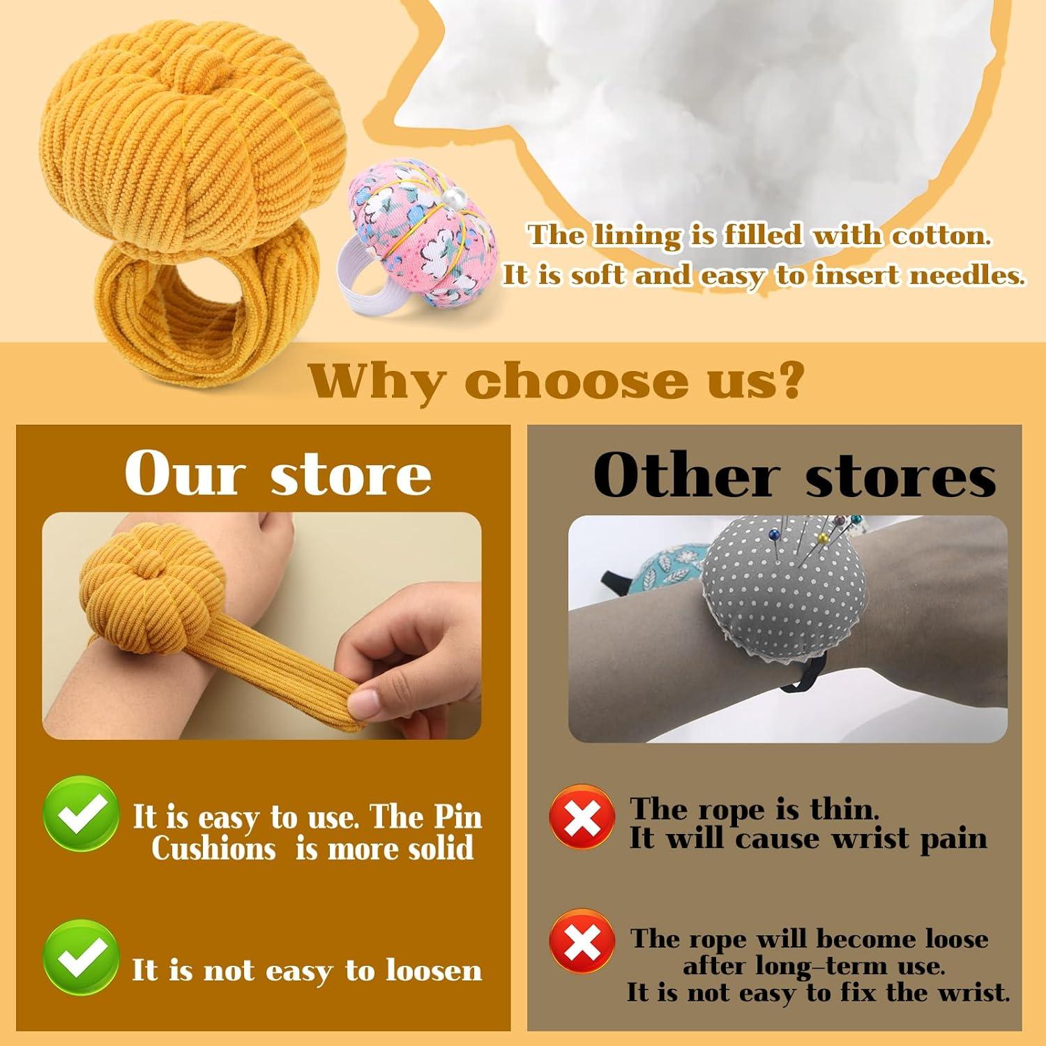 Cojines para Alfileres de Costura UzecPk - Muñeca y Dedo