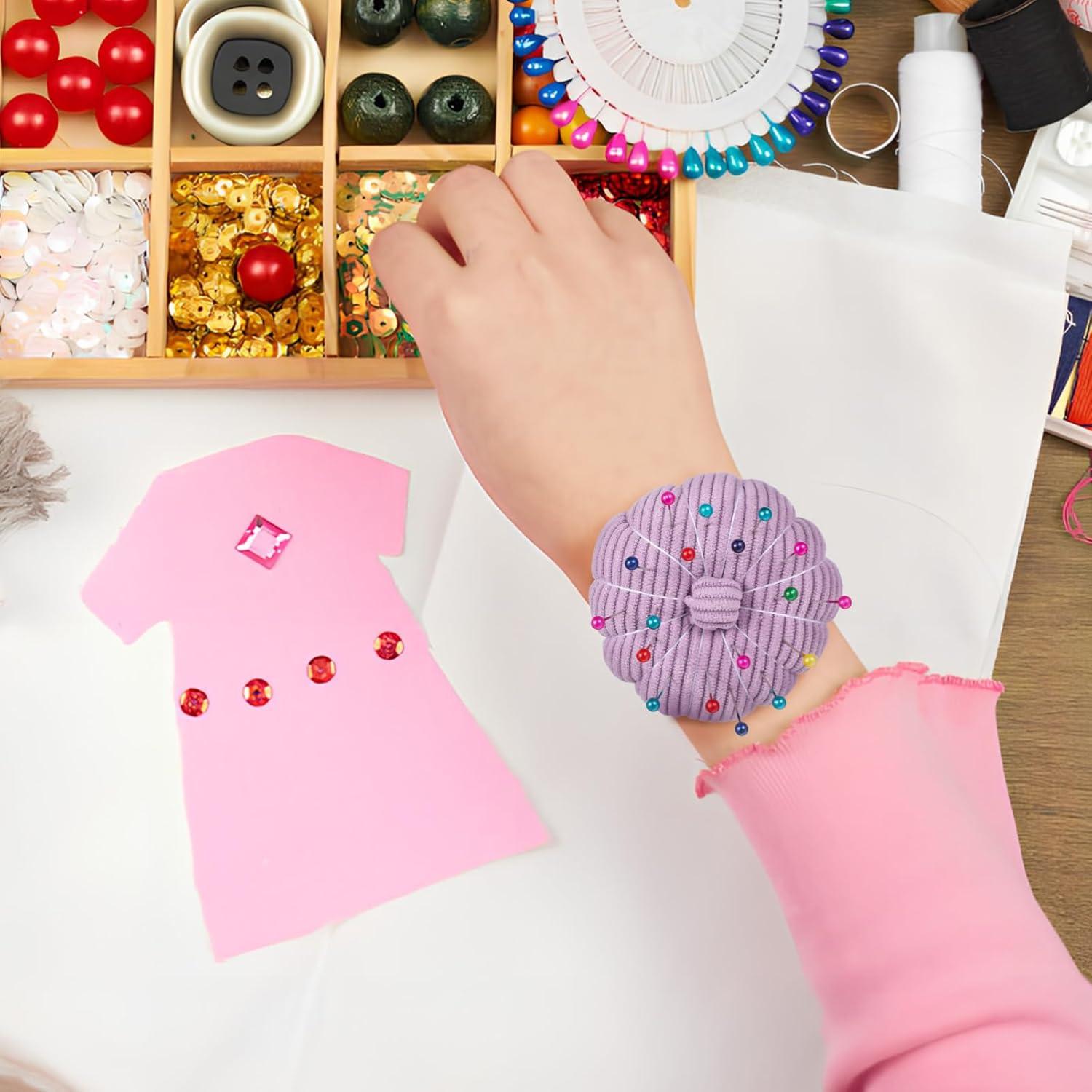 Almohadilla de Agujas para Muñeca SEWACC - Accesorio de Costura