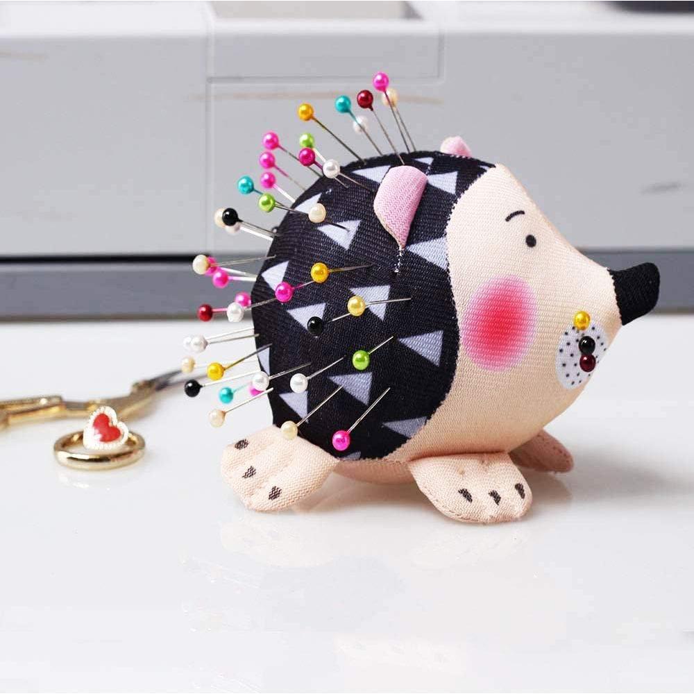 Almohadilla de Agujas Erizo CICITOYWO con 200 Alfileres Multicolor